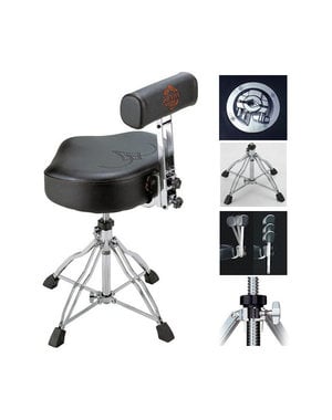 Tama Tama HT741B 1st Chair Ergo Rider Drum Throne w/ Back Rest