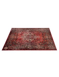 Drum n Base Drum n Base 1.85 x 1.6m Mat in Original Red Vintage Persian