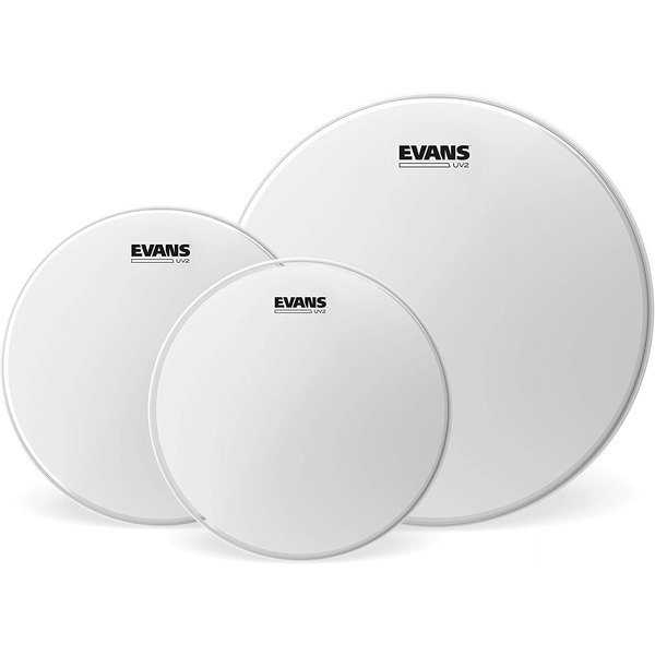Evans Evans UV2 Coated Tom Pack - Rock (10", 12", 16")