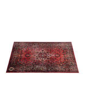 Drum n Base Drum n Base 1.3m x 90cm Mat in Original Red Vintage Persian