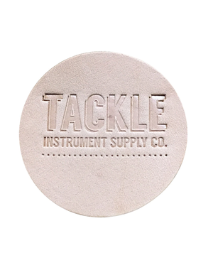 Tackle Instrument Supply Co Tackle Large Leather Bass Drum Patch in Natural