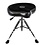 Roc n Soc Roc N Soc Cycle Drum Stool With Nitro Extended Base, Black