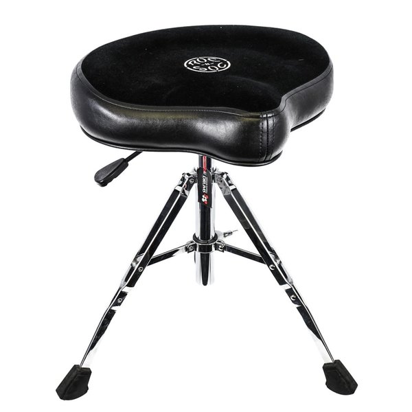 Roc n Soc Roc N Soc Cycle Drum Stool With Nitro Extended Base, Black