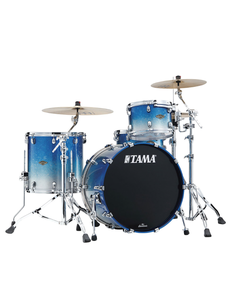 Tama Tama Starclassic 22" Walnut Birch Drum Kit, Molten Blue Ice Fade
