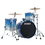 Tama Tama Starclassic 22" Walnut Birch Drum Kit, Molten Blue Ice Fade