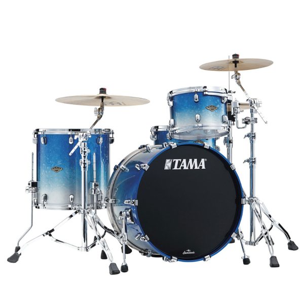 Tama Tama Starclassic 22" Walnut Birch Drum Kit, Molten Blue Ice Fade
