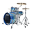 Tama Tama Starclassic 22" Walnut Birch Drum Kit, Molten Blue Ice Fade