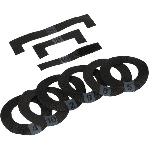 Protection Racket Protection Racket Drum Mat Markers Black