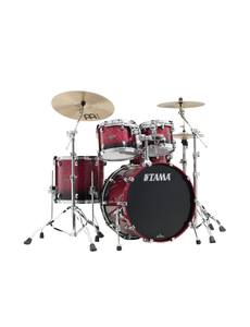 Tama Tama Starclassic 22" Walnut Birch Drum Kit, Molten Dark Raspberry Fade