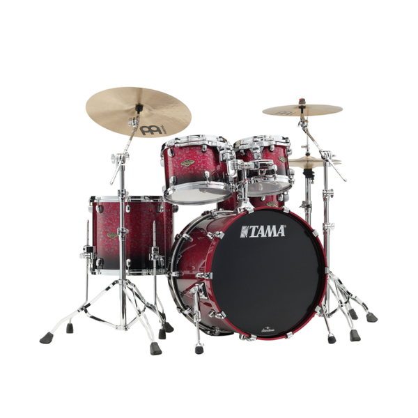 Tama Tama Starclassic 22" Walnut Birch Drum Kit, Molten Dark Raspberry Fade