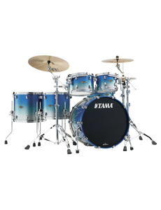 Tama Tama Starclassic 22" Walnut Birch Drum Kit, Molten Blue Ice Fade