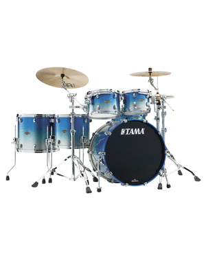 Tama Tama Starclassic 22" Walnut Birch Drum Kit, Molten Blue Ice Fade