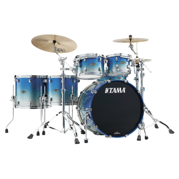 Tama Tama Starclassic 22" Walnut Birch Drum Kit, Molten Blue Ice Fade