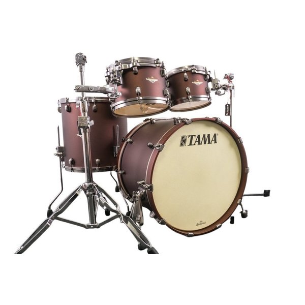 Tama Tama Starclassic Maple 22" Drum Kit, Flat Burgundy Metallic