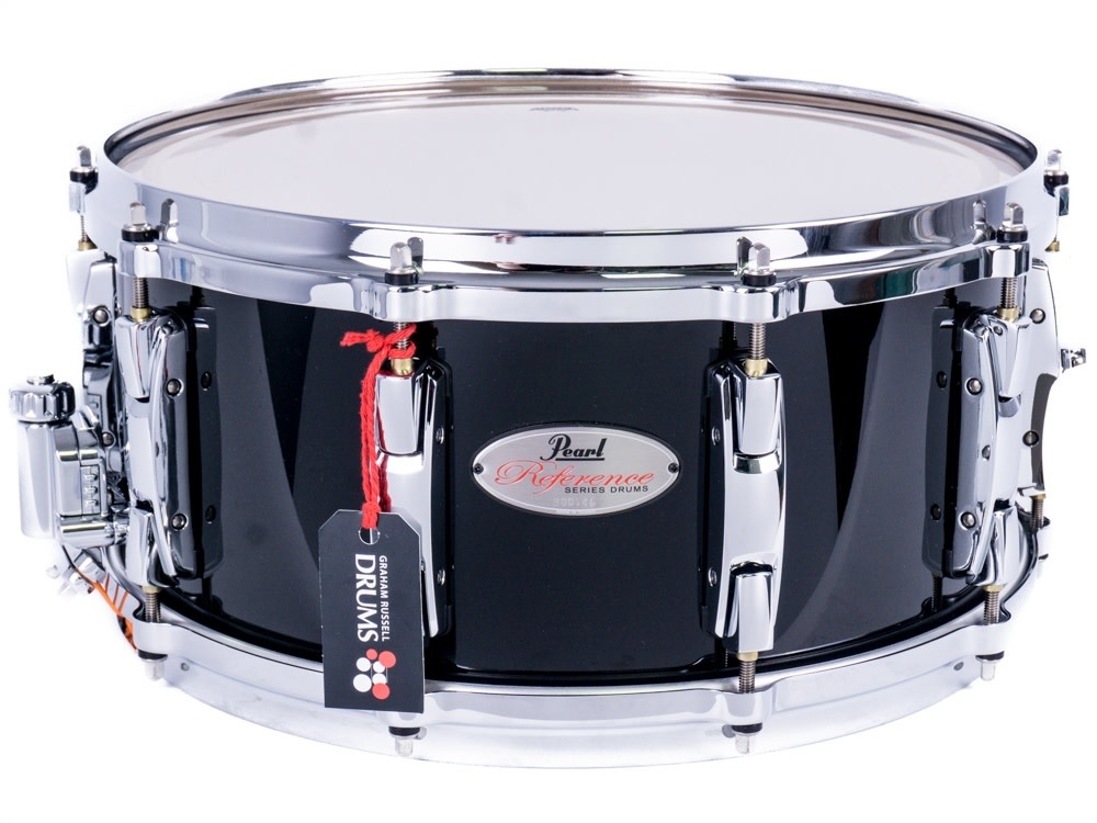 Pearl Pearl Reference 14 x 6.5 20-Ply Snare Drum, Piano Black