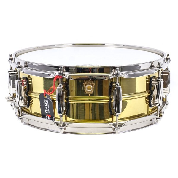 Ludwig Ludwig Super Series Brass 14” x 5” Snare Drum, Nickel Hardware