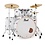 Pearl Pearl Export 20" Drum Kit, Satin White with Pearl 830 Hardware Pack & Sabian SBR Cymbal Set