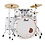 Pearl Pearl Export 22" Drum Kit, Satin White with Pearl 830 Hardware Pack & Sabian SBR Cymbal Set
