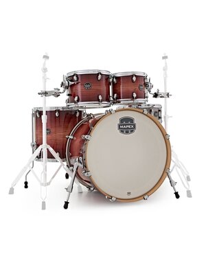 Mapex Mapex Armory kit in Redwood Burst 10” 12” 16” 22” & Tomahawk Snare