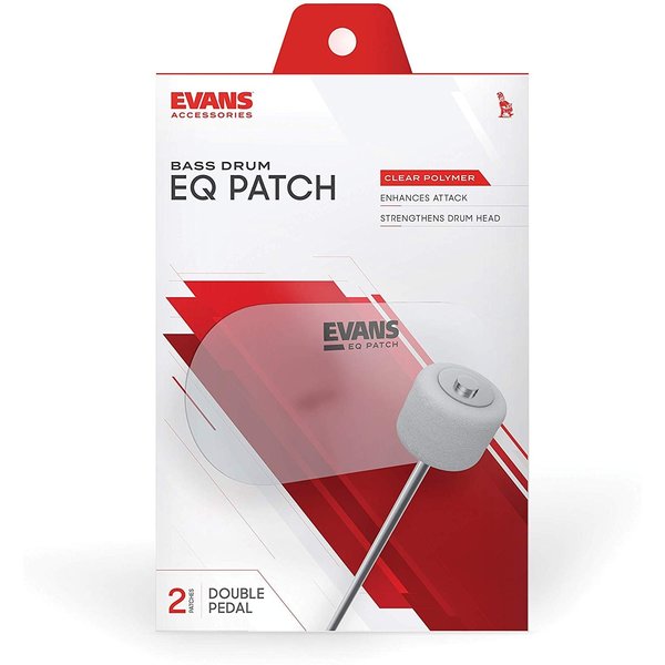 Evans Evans Clear Double Bass Drum EQ Patch