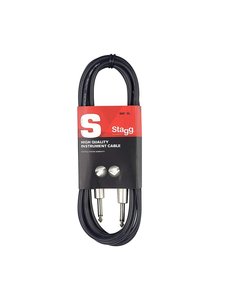 Stagg Stagg Instrument Cable, Jack/Jack  6 m  Heavy-Duty Connectors, S-series