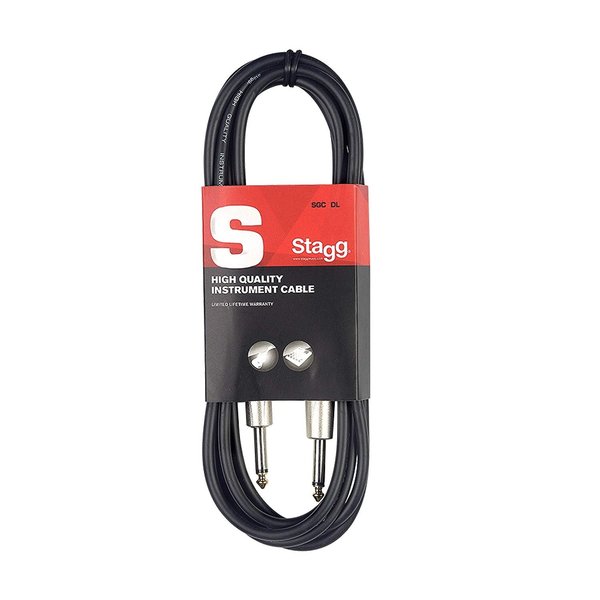 Stagg Stagg Instrument Cable, Jack/Jack  6 m  Heavy-Duty Connectors, S-series