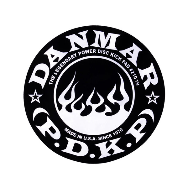 Danmar Danmar Single Impact Bass Drum Pad Flame