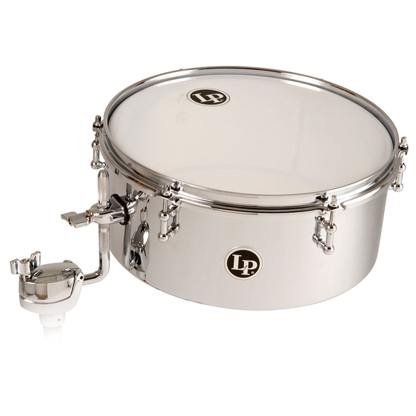 Latin Percussion LP 13” Drum Set Timbale, Chrome