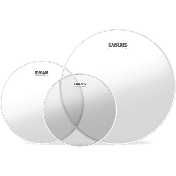 Evans Evans G1 Tompack Clear, Fusion (10 inch ,12 inch, 14 inch)