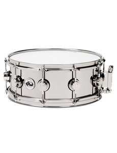 DW Drums DW Collectors 14" x 6.5” Stainless Steel Snare Drum