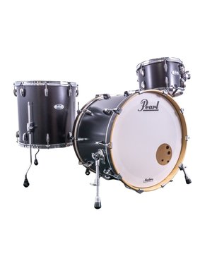 Pearl Pearl Masters Maple Complete 22" Drum Kit, Matte Caviar Black