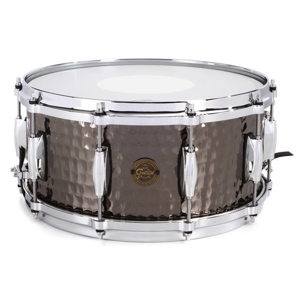 Gretsch Gretsch 14" x 6.5" Full Range Series Hammered Black Steel Snare Drum