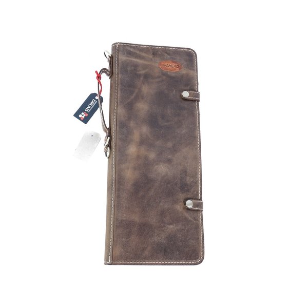 Ahead Ahead Brown Handmade Leather Stick Case w/Drum Key Holder