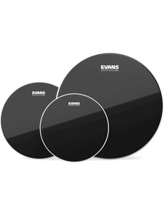 Evans Evans Black Chrome Tompack, Fusion (10 inch, 12 inch, 14 inch)