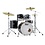 Pearl Pearl Export 20" Drum Kit, Satin Shadow Black with Pearl 830 Hardware Pack & Sabian SBR Cymbal Set