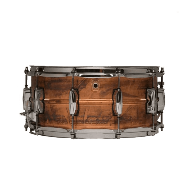 Ludwig Ludwig Raw Copperphonic 14" x 6.5” Snare Drum, Imperial Lugs