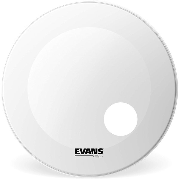 Evans Evans 20" EQ3 Resonant Coated White Bass Drum Head