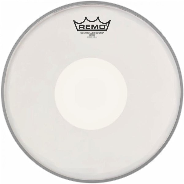 Remo Remo 12" Controlled Sound Coated Drum Head & White Dot