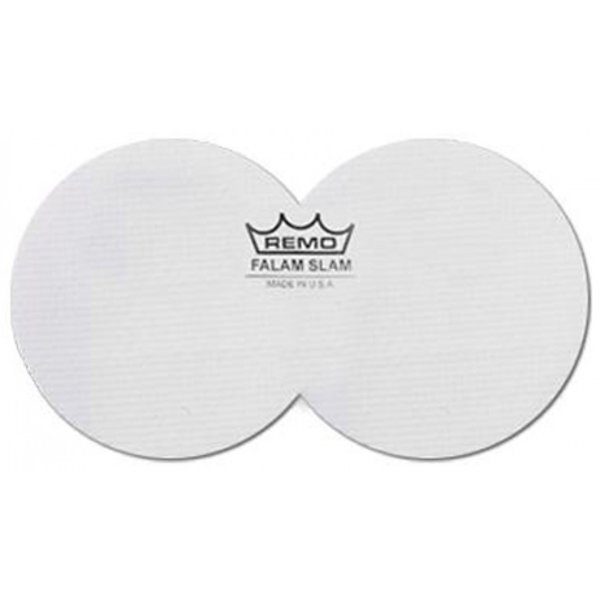 Remo Remo 4” Double Falam Slam Patch, White