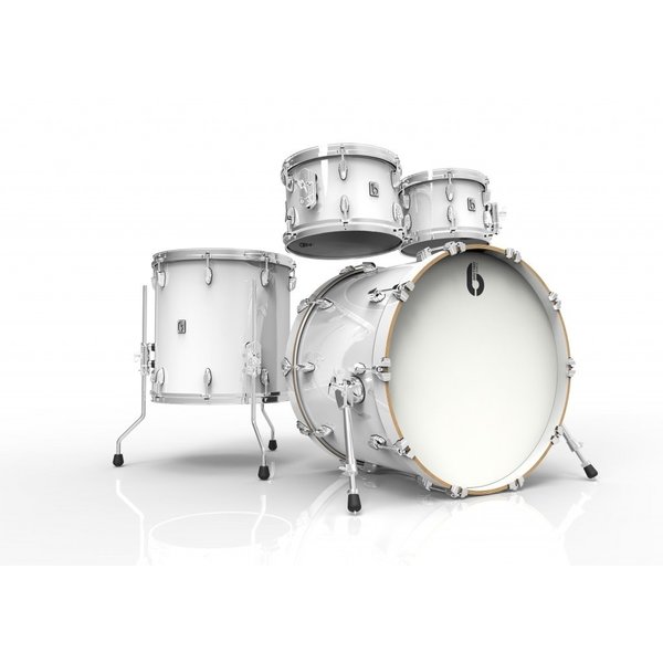 British Drum Co. British Drum Co. Legend Fusion Drum Kit, Picadilly White