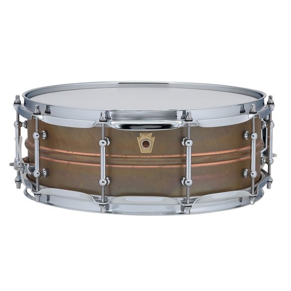 Ludwig Ludwig Raw Copperphonic 14" x 5” Snare Drum, Tube Lugs