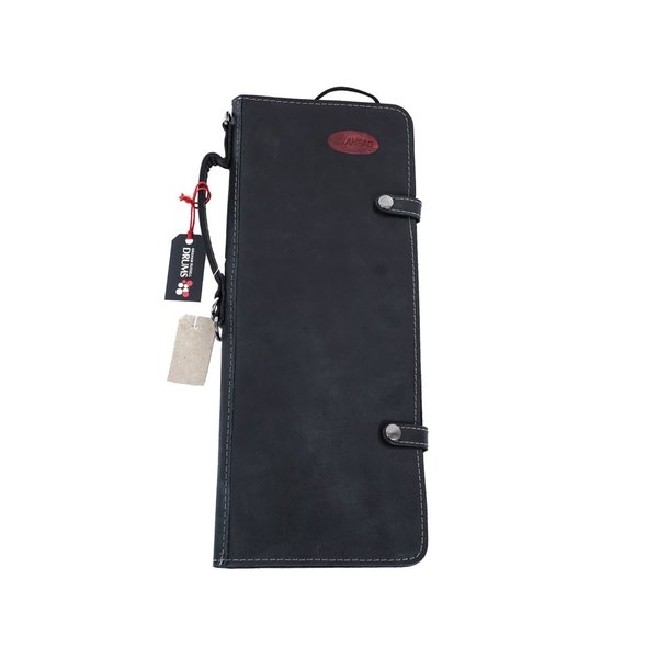 Ahead Ahead Black Handmade Leather Stick Case w/Drum Key Holder