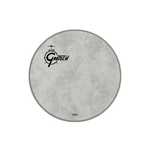 Gretsch Gretsch USA 20” Fiberskyn Bass Drum Logo Head with Offset Logo