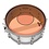 Remo Remo 14" Powerstroke 77 Colortone Drum Head, Orange