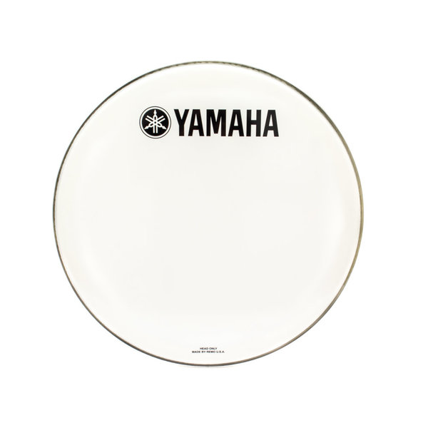 Yamaha Yamaha 20" White Powerstroke 3 Classic Logo Bass Drum Head