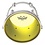 Remo Remo 13" Emperor Colortone Drum Head, Yellow