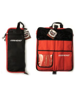Ahead Ahead Stick Bag, Black with Red Trim