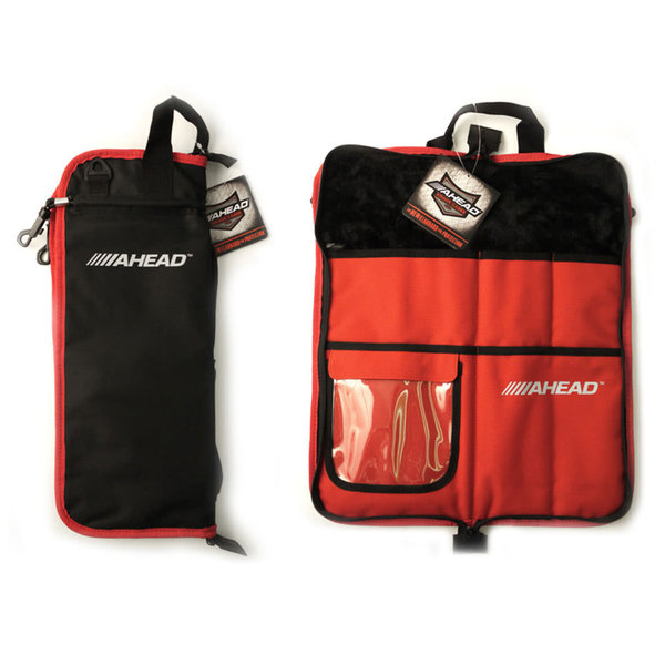 Ahead Ahead Stick Bag, Black with Red Trim