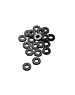  Pearl Black Nylon Washers 12pk