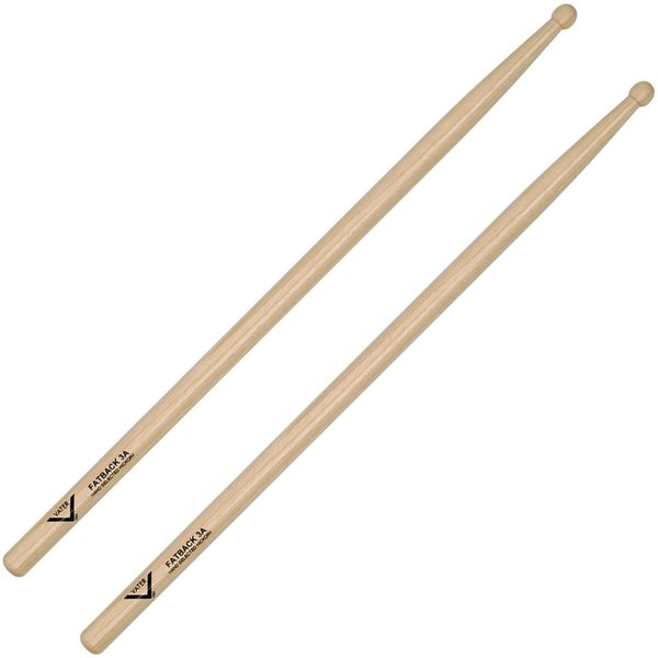 Vater Vater Hickory 3A Fatback Wood Tip Drum Sticks